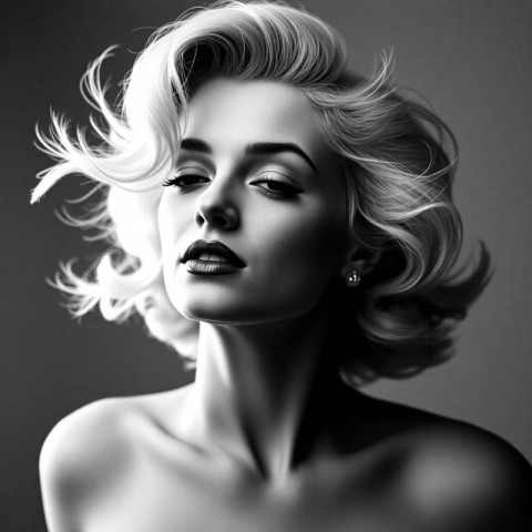"Eternal Elegance: Noir Vision"