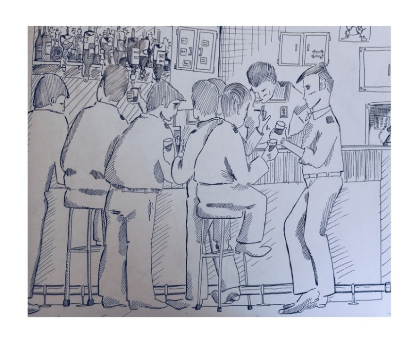 JDA12 Pause au bar des élèves